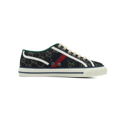 EM Sneakers Gucci Tennis 1977 Denim GG Print 02