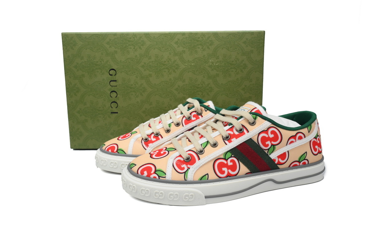 EM Sneakers Gucci Tennis 1977 GG Apple Print