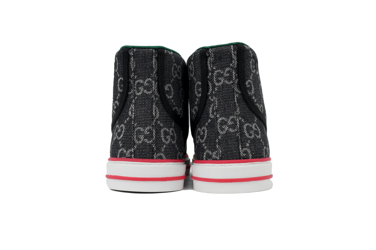EM Sneakers Gucci Tennis 1977 GG High Top Black