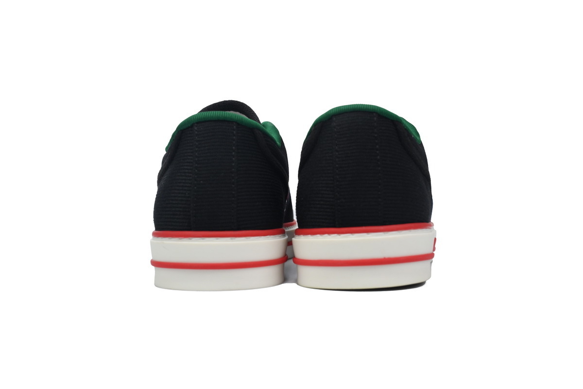 EM Sneakers Gucci Tennis 1977 GG Logo Black Cotton