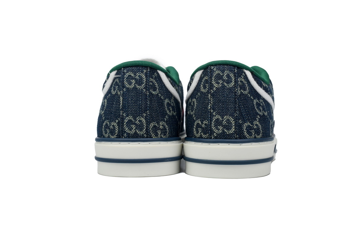 EM Sneakers Gucci Tennis 1977 GG Logo Denim GG Print