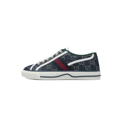 EM Sneakers Gucci Tennis 1977 GG Logo Denim GG Print 01