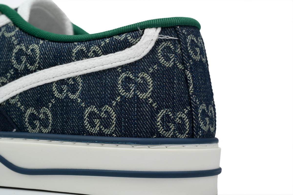 EM Sneakers Gucci Tennis 1977 GG Logo Denim GG Print