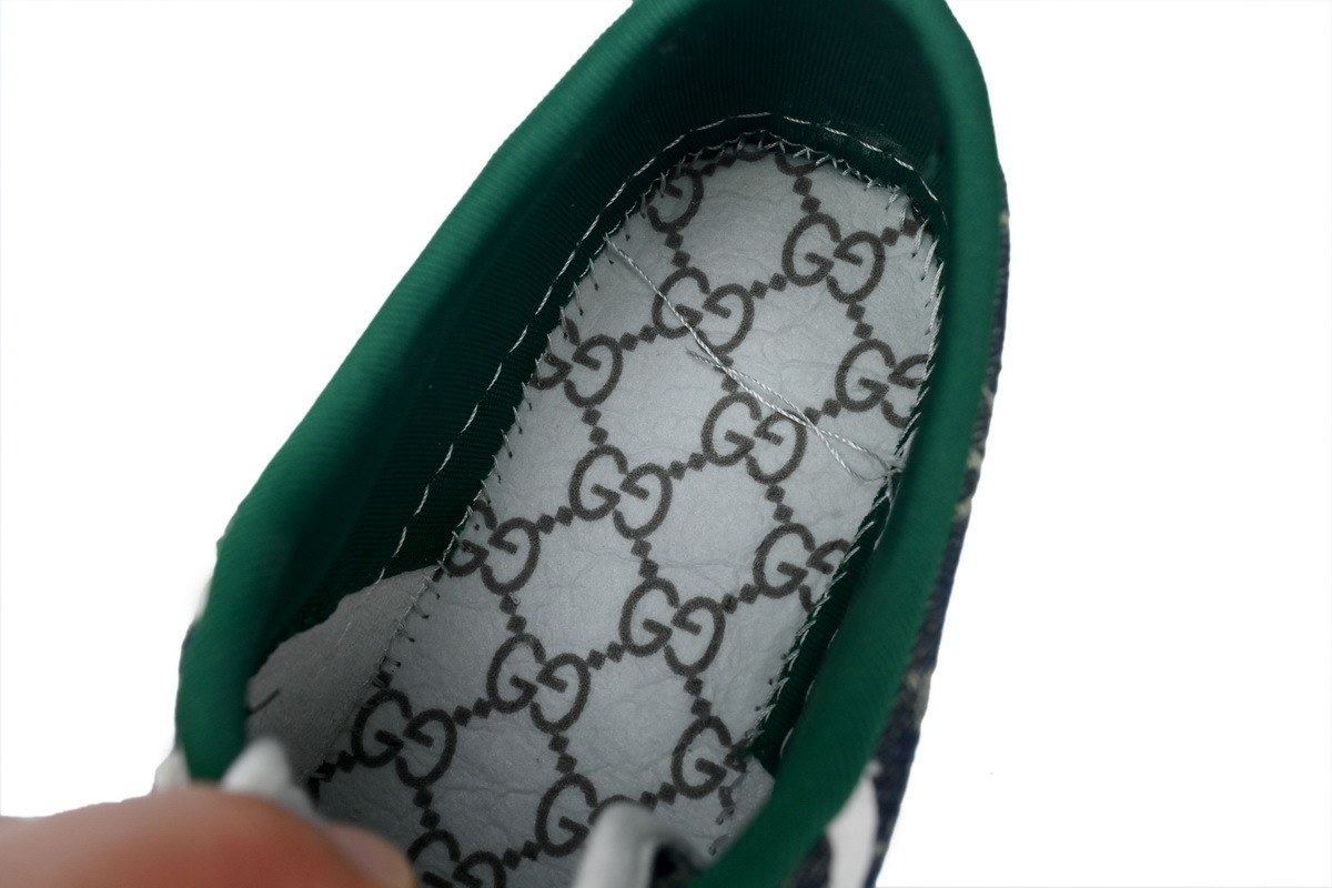 EM Sneakers Gucci Tennis 1977 GG Logo Denim GG Print