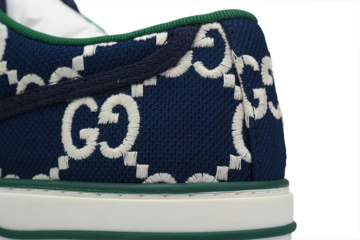 EM Sneakers Gucci Tennis 1977 GG Logo Ink Blue