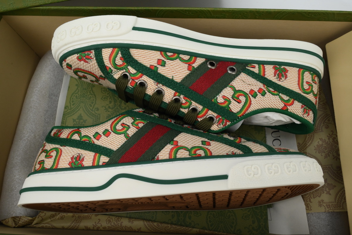 EM Sneakers Gucci Tennis 1977 GG Logo Multicolor