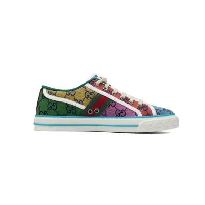 EM Sneakers Gucci Tennis 1977 GG Logo Multi Color 02