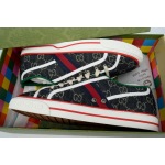 EM Sneakers Gucci Tennis 1977 GG Logo Navy Red Monogram Web