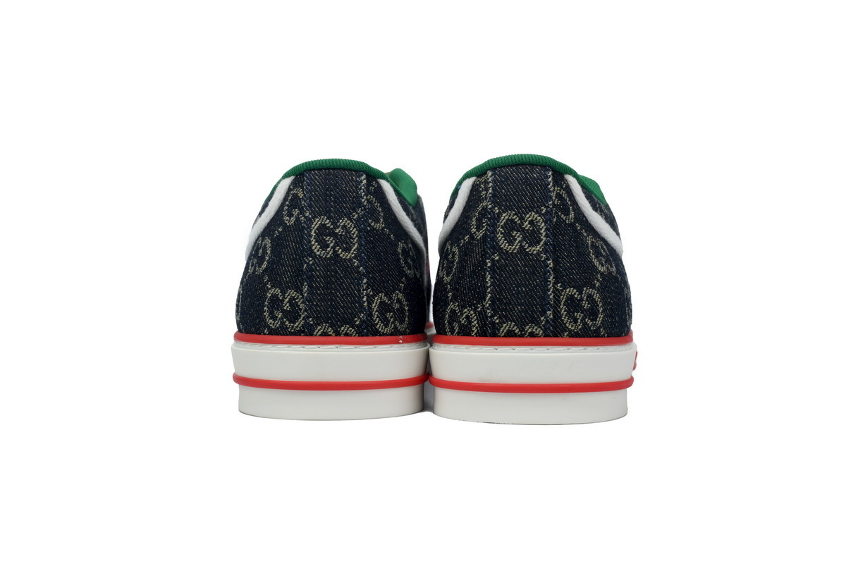 EM Sneakers Gucci Tennis 1977 GG Logo Navy Red Monogram Web