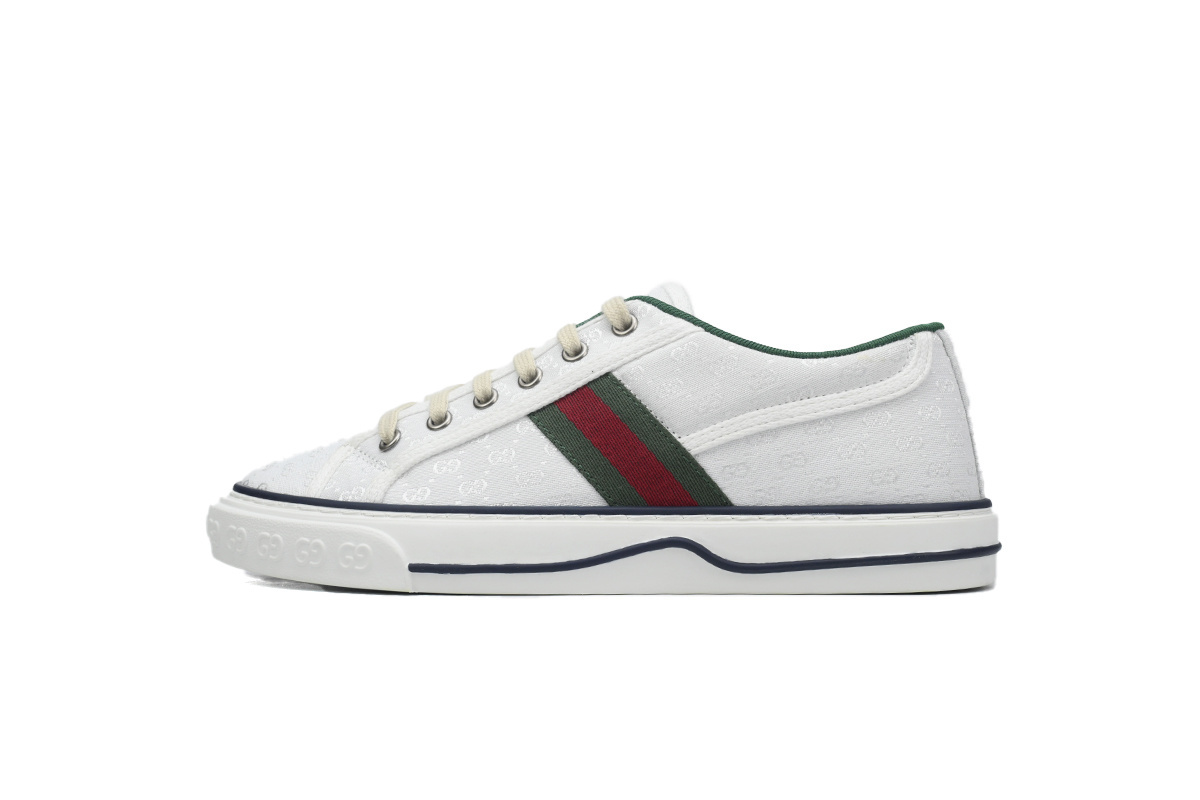 EM Sneakers Gucci Tennis 1977 GG Logo White