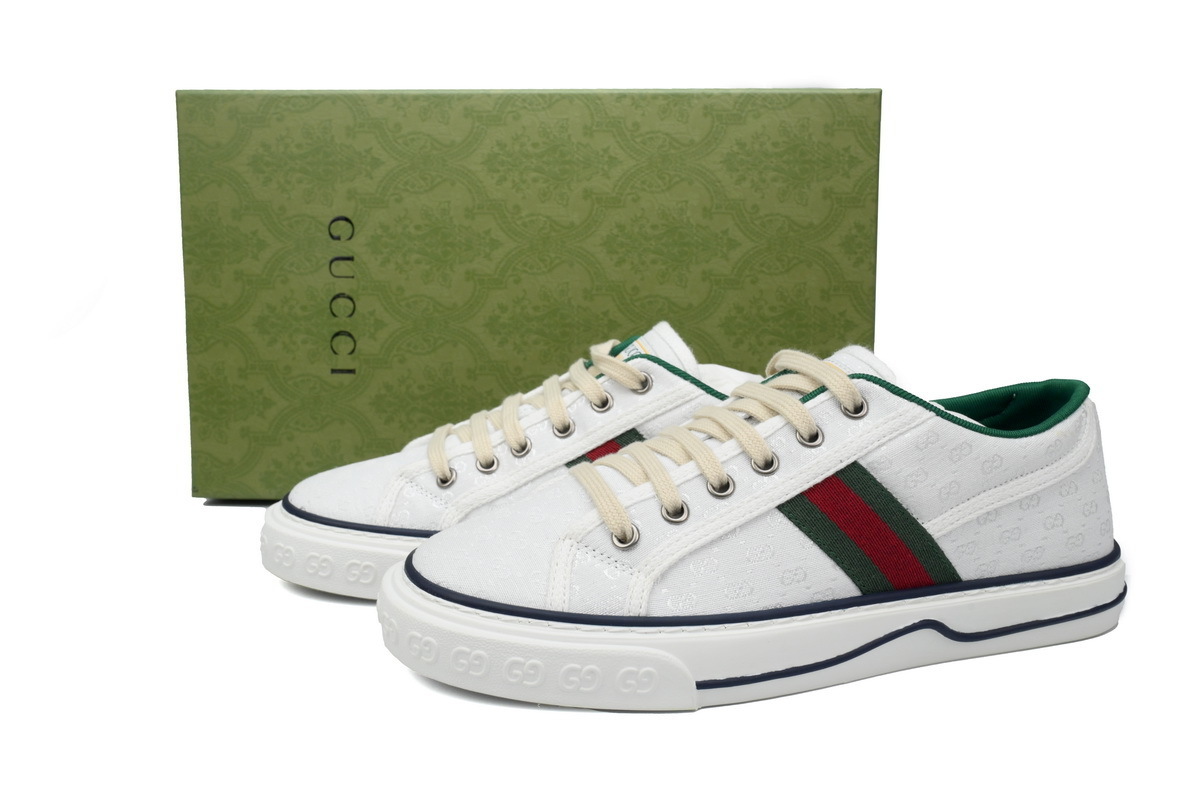 EM Sneakers Gucci Tennis 1977 GG Logo White