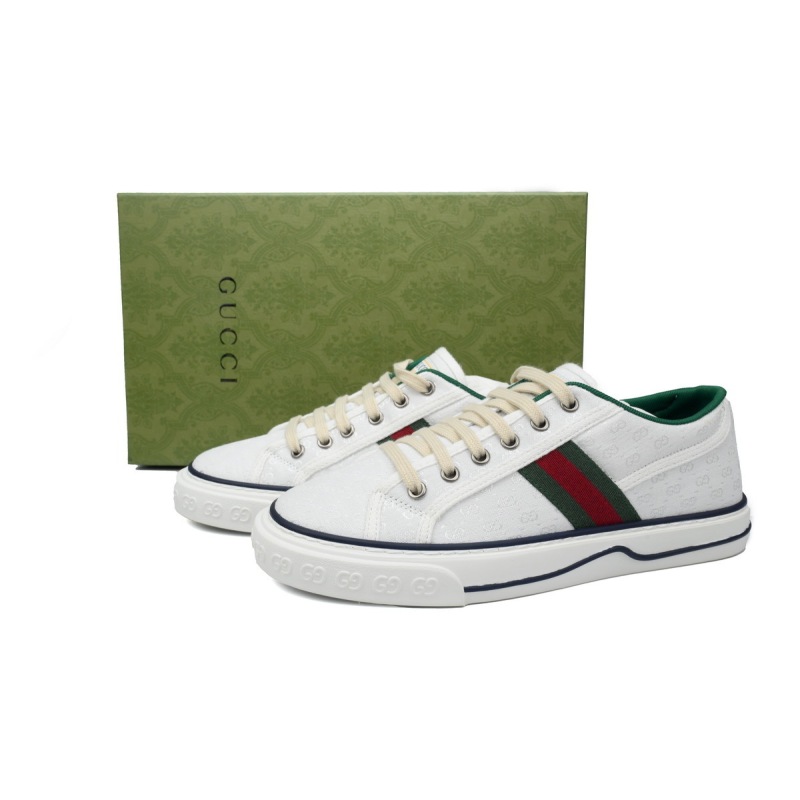EM Sneakers Gucci Tennis 1977 GG Logo White