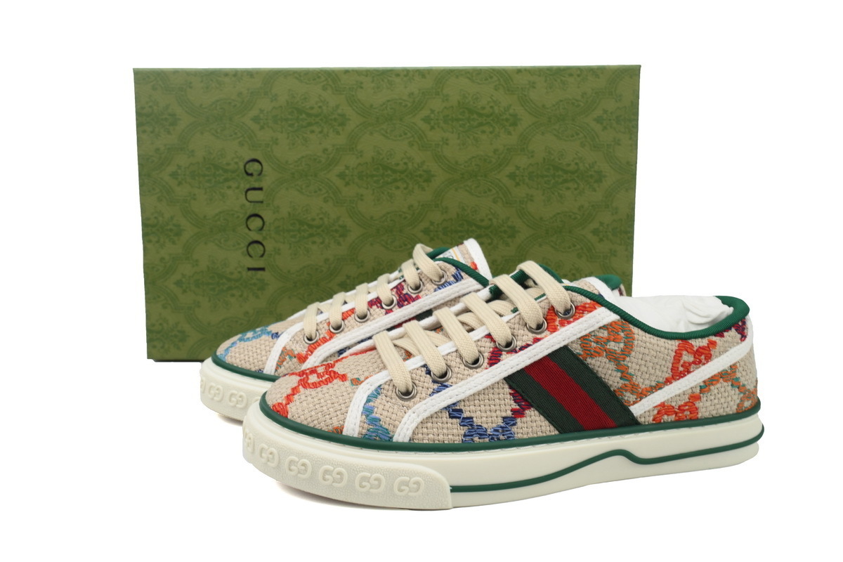 EM Sneakers Gucci Tennis 1977 GG Logo Multi