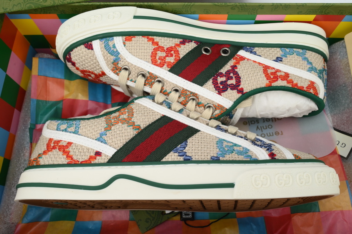 EM Sneakers Gucci Tennis 1977 GG Logo Multi