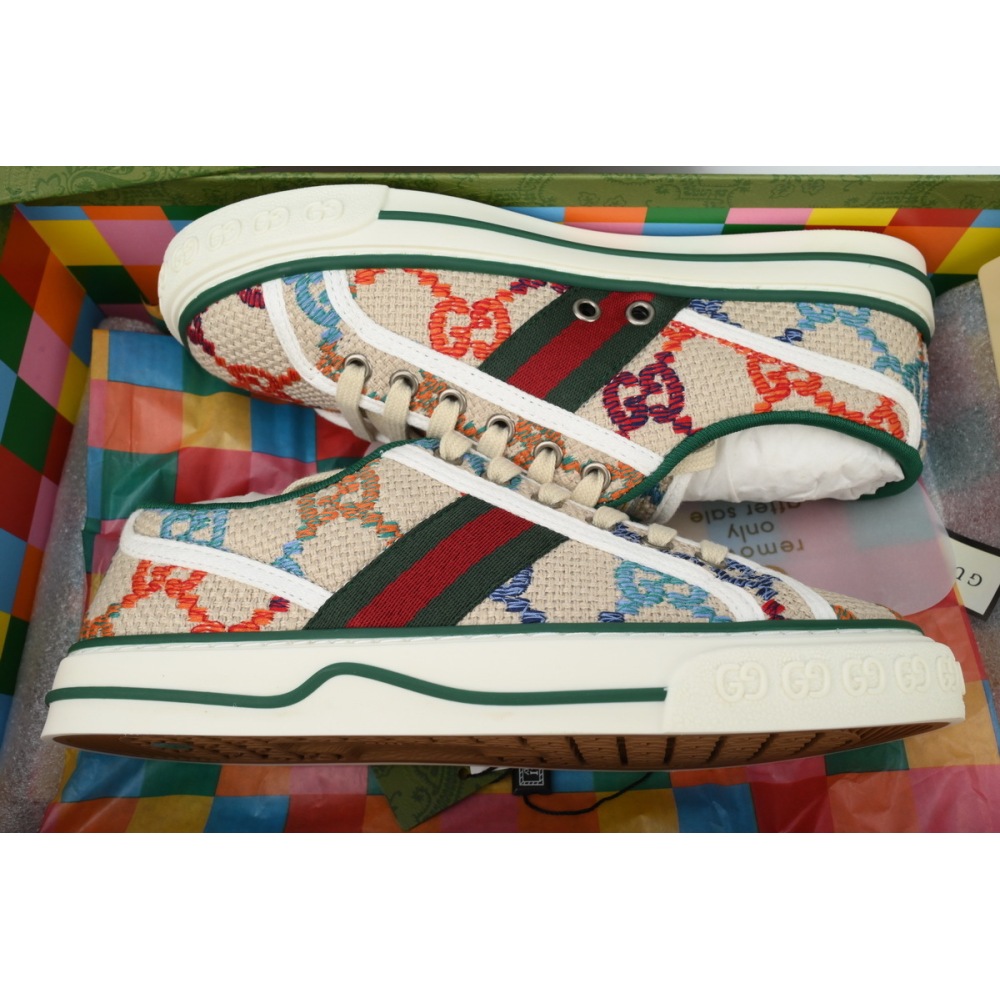 EM Sneakers Gucci Tennis 1977 GG Logo Multi