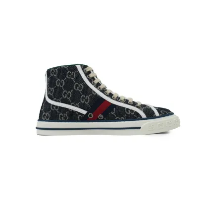EM Sneakers Gucci Tennis 1977 High Top Sneaker Blue 02