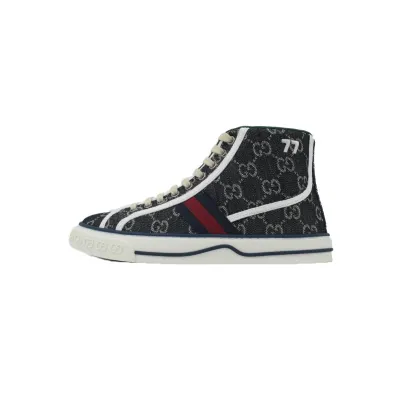 EM Sneakers Gucci Tennis 1977 High Top Sneaker Blue 01