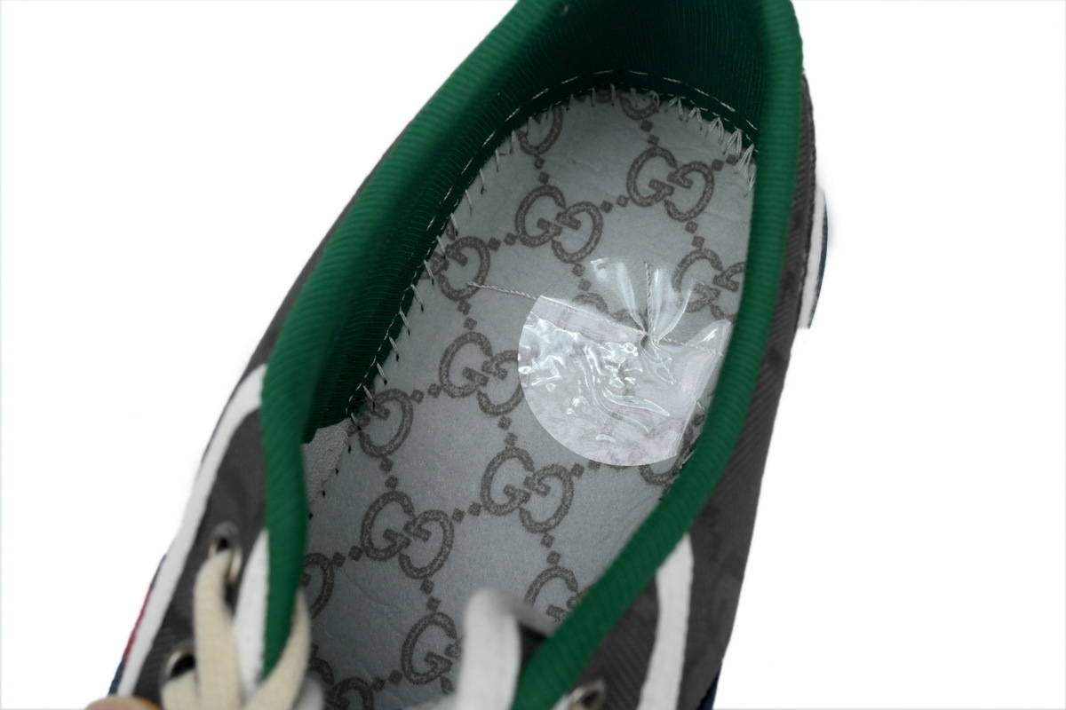 EM Sneakers Gucci Tennis 1977 Off The Grid Low ECONYL Dark Grey GG Blue Red White