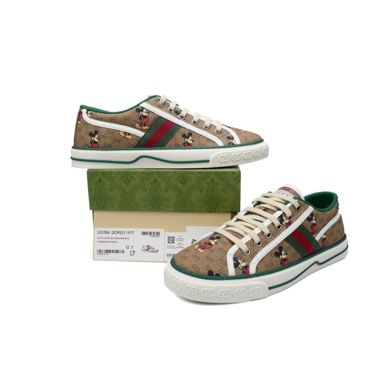 EM Sneakers Gucci Tennis 1977 x Disney GG Logo Mickey Mouse
