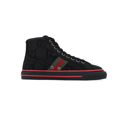 EM Sneakers Gucci Tennis Off The Grid 1977 GG High Top Black 02
