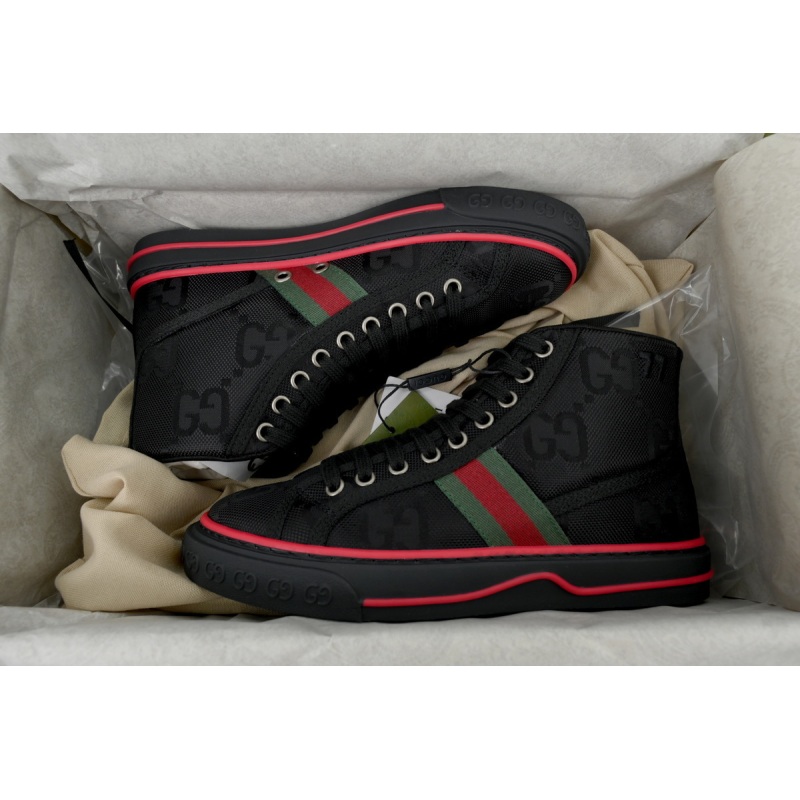 EM Sneakers Gucci Tennis Off The Grid 1977 GG High Top Black