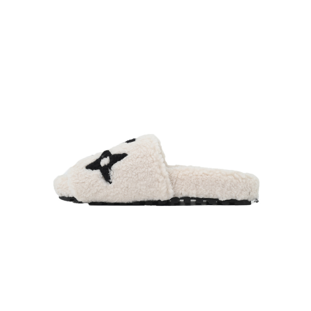 EM Sneakers Louis Vuitton LV Bom Dia Slipper Beige