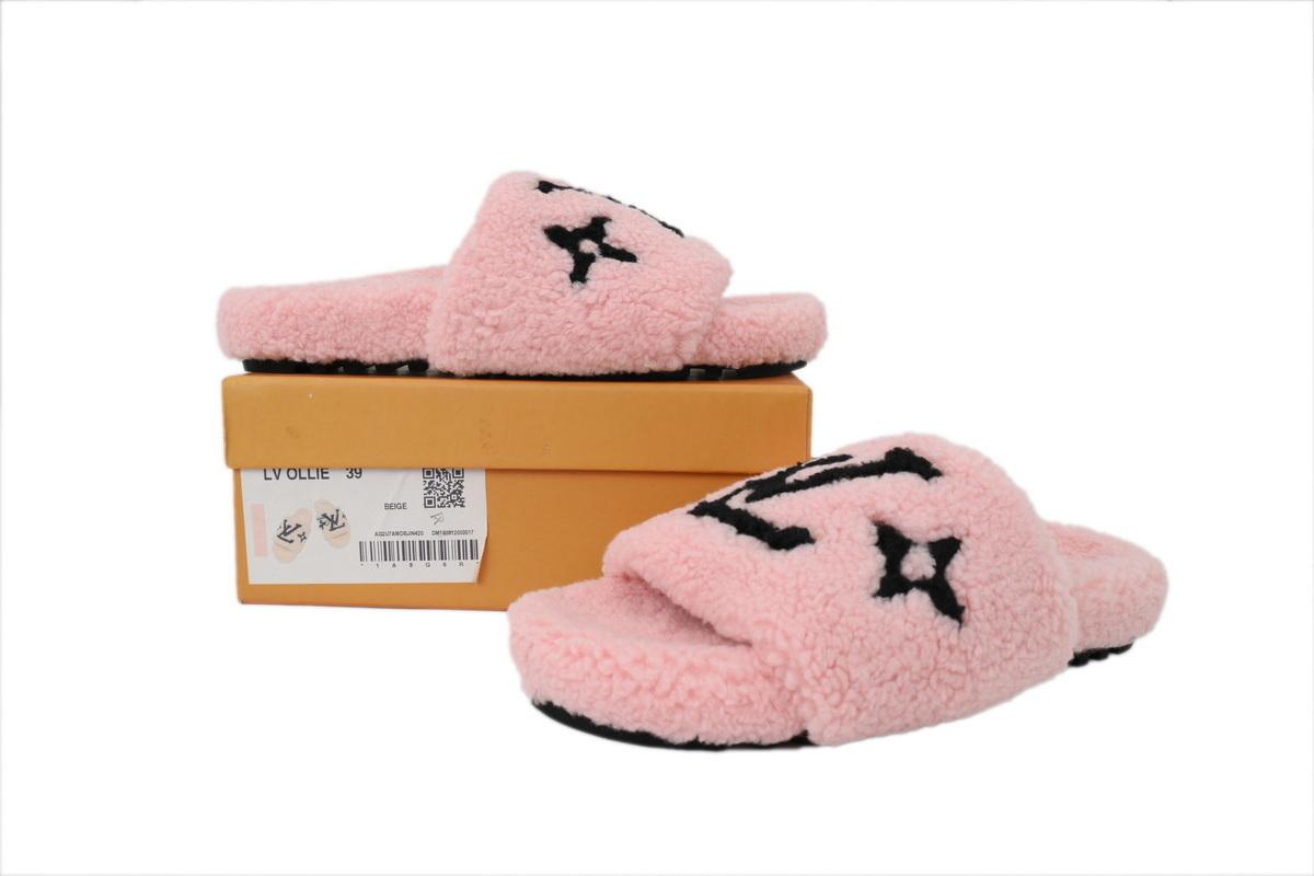 EM Sneakers Louis Vuitton LV Bom Dia Slipper Pink