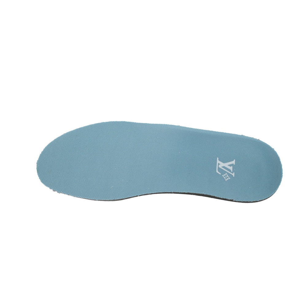 EM Sneakers Louis Vuitton LV Footprint Soccer Sneaker Sky Blue