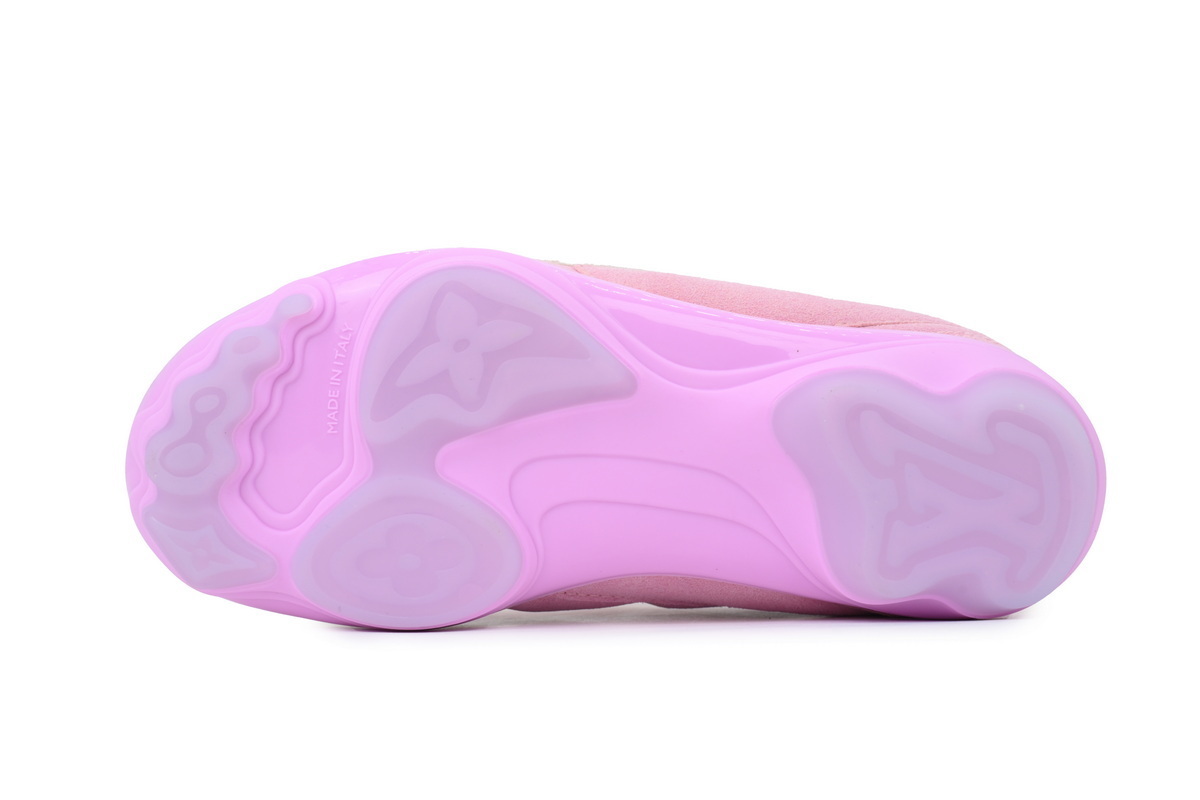 EM Sneakers Louis Vuitton LV Footprint Soccer Sneaker Pink