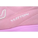 EM Sneakers Louis Vuitton LV Footprint Soccer Sneaker Pink