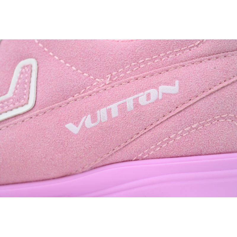 EM Sneakers Louis Vuitton LV Footprint Soccer Sneaker Pink