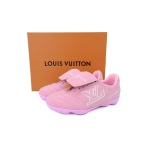 EM Sneakers Louis Vuitton LV Footprint Soccer Sneaker Pink