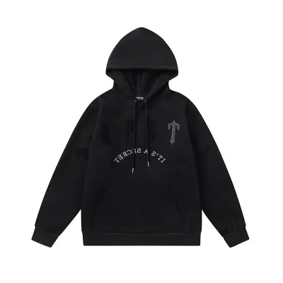 EM Sneakers Trapstar Hoodie & Sweatpant Sets 8890 Black 02