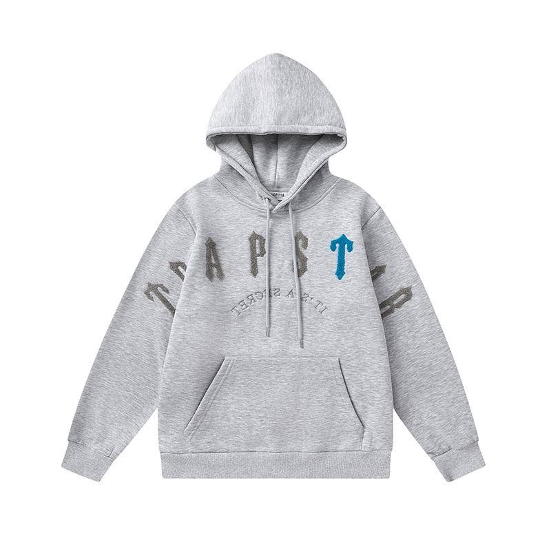 EM Sneakers Trapstar Hoodie & Sweatpant Sets 8890 Gray
