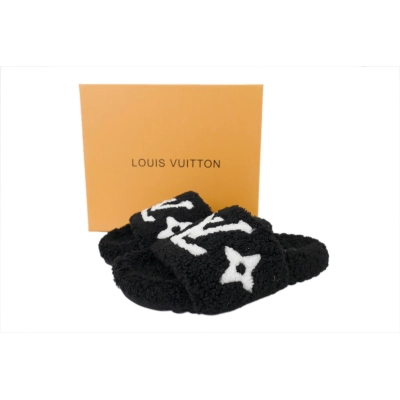 EM Sneakers Louis Vuitton LV Bom Dia Slipper Black 02