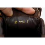 EM Sneakers Louis Vuitton LV Footprint Soccer Sneaker Turned Brown