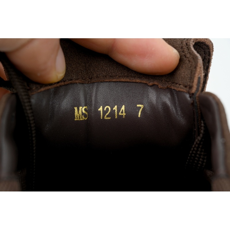 EM Sneakers Louis Vuitton LV Footprint Soccer Sneaker Turned Brown