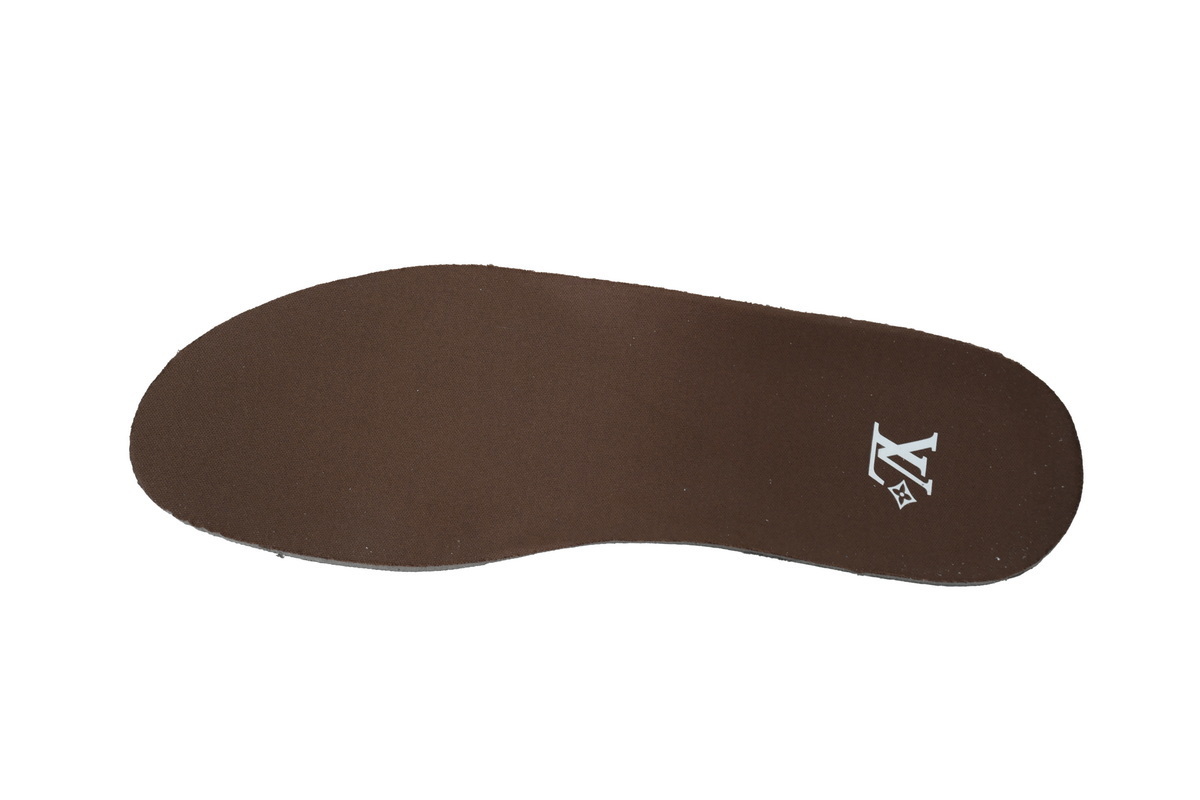 EM Sneakers Louis Vuitton LV Footprint Soccer Sneaker Turned Brown