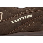 EM Sneakers Louis Vuitton LV Footprint Soccer Sneaker Turned Brown