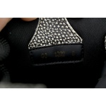EM Sneakers Louis Vuitton LV Skate Sneaker New Black Woolen Fabric