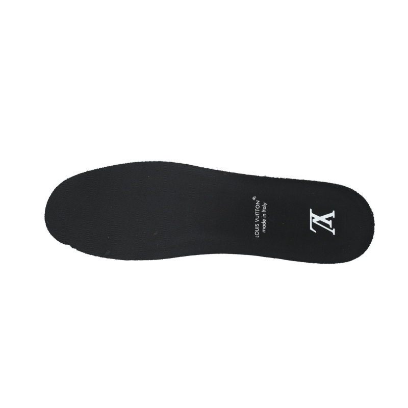 EM Sneakers Louis Vuitton LV Skate Sneaker New Black Woolen Fabric