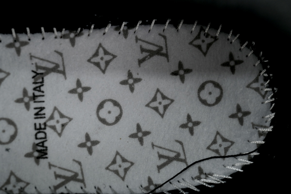 EM Sneakers Louis Vuitton LV Skate Sneaker New Black Woolen Fabric