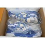 EM Sneakers Louis Vuitton LV Skate Sneaker New Blue Woolen Fabric
