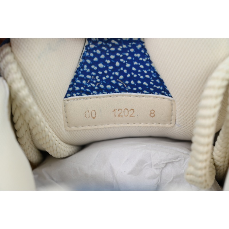 EM Sneakers Louis Vuitton LV Skate Sneaker New Blue Woolen Fabric