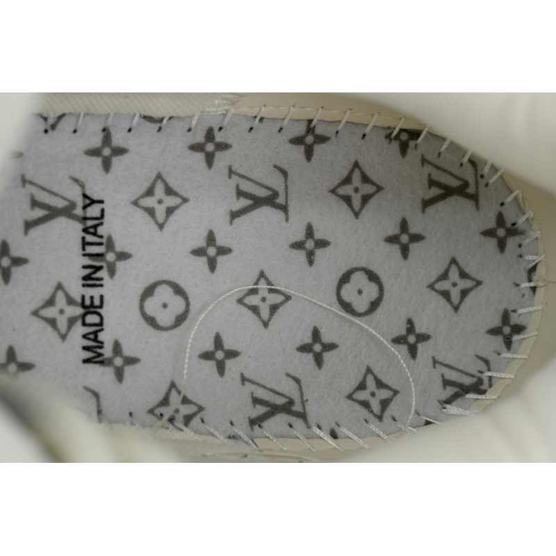 EM Sneakers Louis Vuitton LV Skate Sneaker New Blue Woolen Fabric