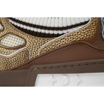 EM Sneakers Louis Vuitton LV Skate Sneaker New khaki Wool Weaving