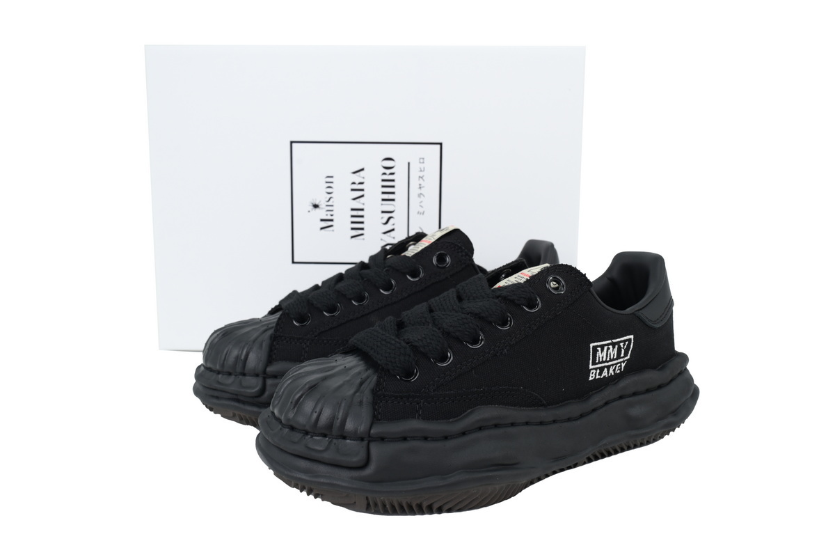 EM Sneakers Mihara Yasuhiro Canvas All Black NO.707