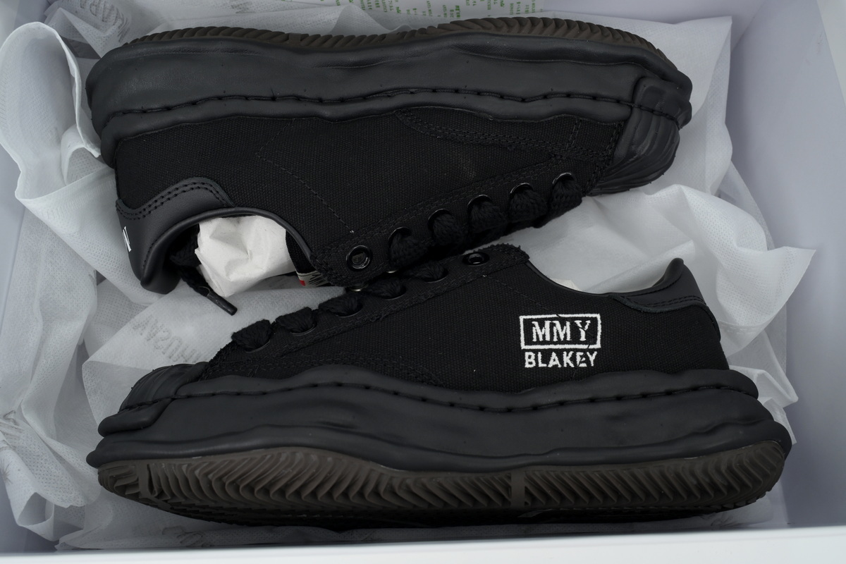 EM Sneakers Mihara Yasuhiro Canvas All Black NO.707