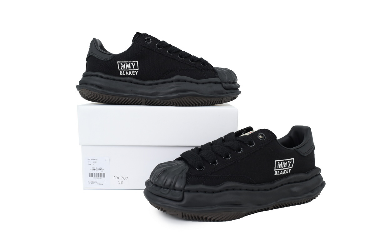 EM Sneakers Mihara Yasuhiro Canvas All Black NO.707