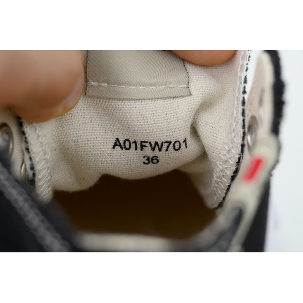 EM Sneakers Mihara Yasuhiro PETERSON OG Sole High-top Sneaker Black And White NO.737